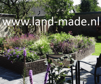 tuinontwerp Landmade Audrey Coert verhoogde border